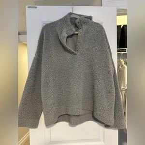 AERIE Oversized Sherpa Sweatshirt